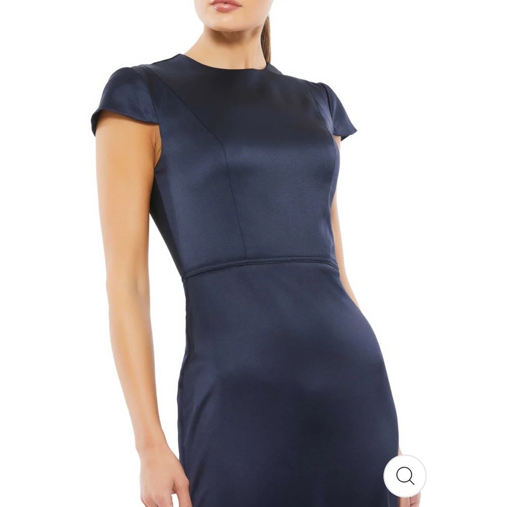Mac Duggal Navy Blue Wedding Dress - Picture 3 of 7